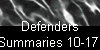  Defenders 
Summaries 10-17 